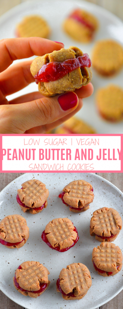 peanut butter and jelly sandwich cookies