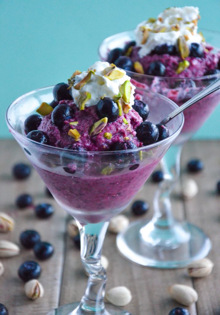 blueberry frozen yogurt