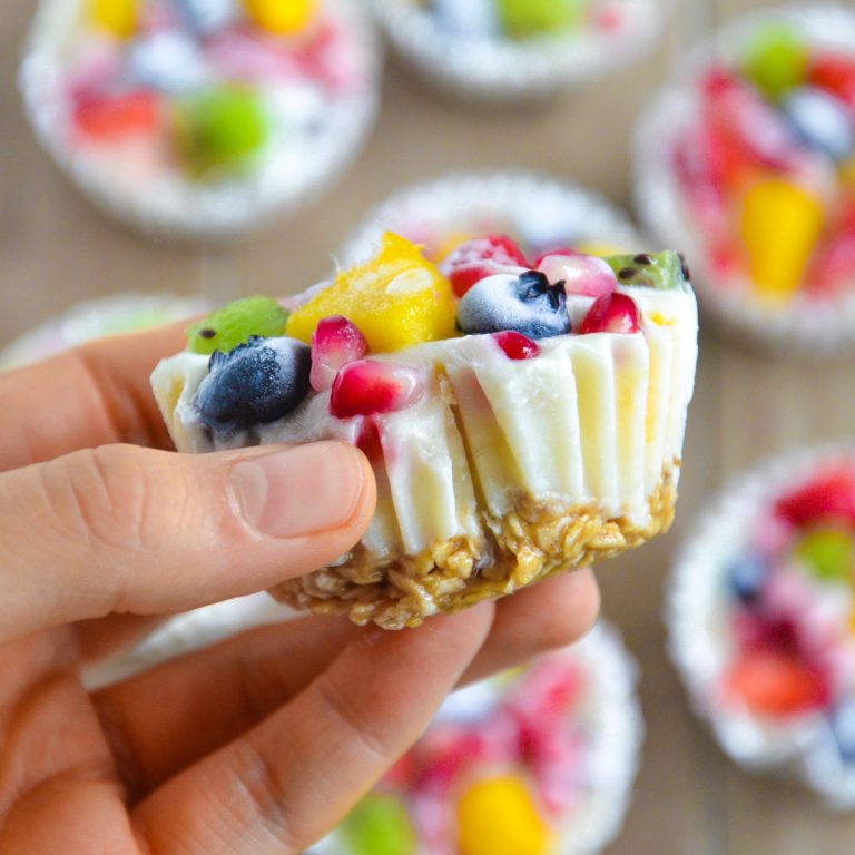 Frozen Yogurt Fruit Cups