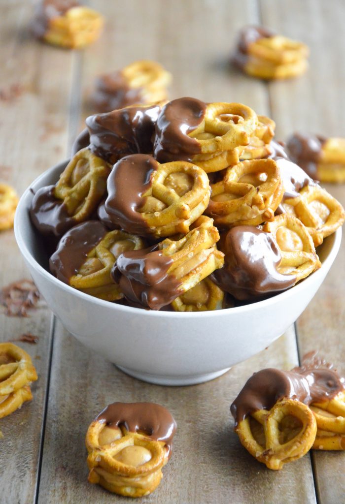 peanut butter chocolate pretzels