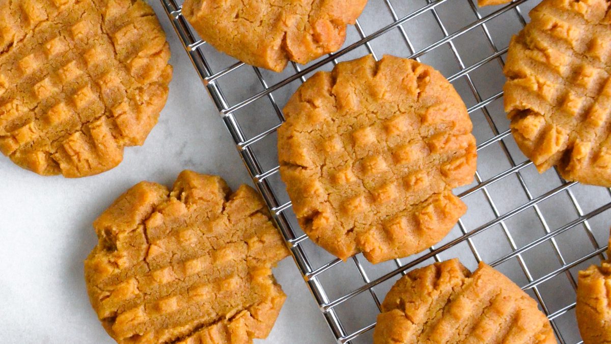 Peanut Butter Cookies- The Easiest Ever!