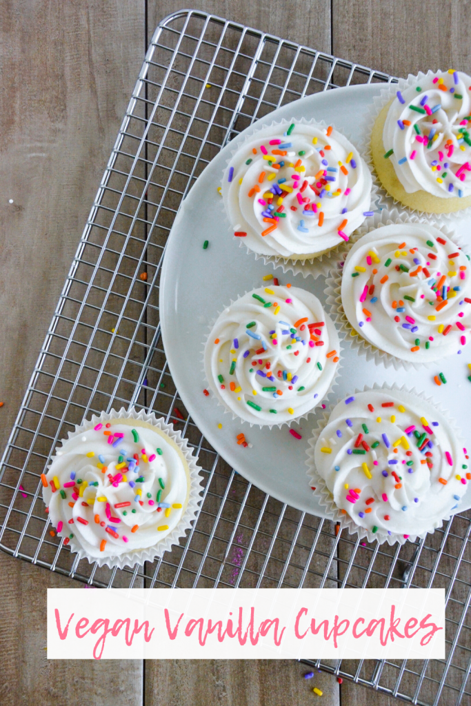 vegan vanilla cupcakes- veggie world recipes