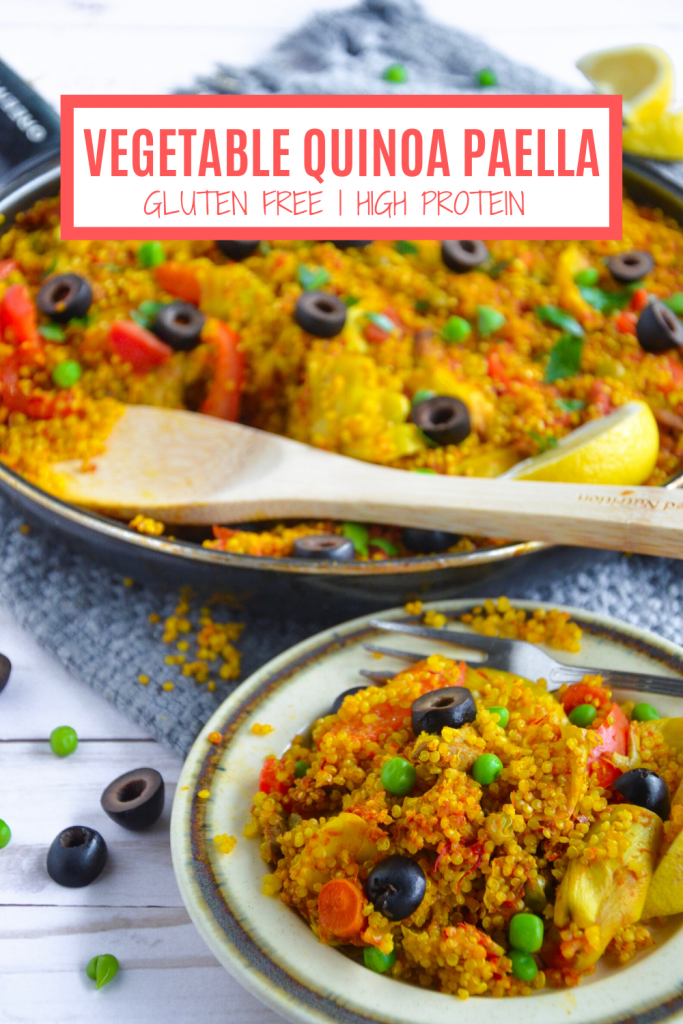 vegetable quinoa paella- veggie world recipes