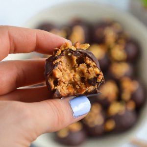 peanut butter pretzel truffles