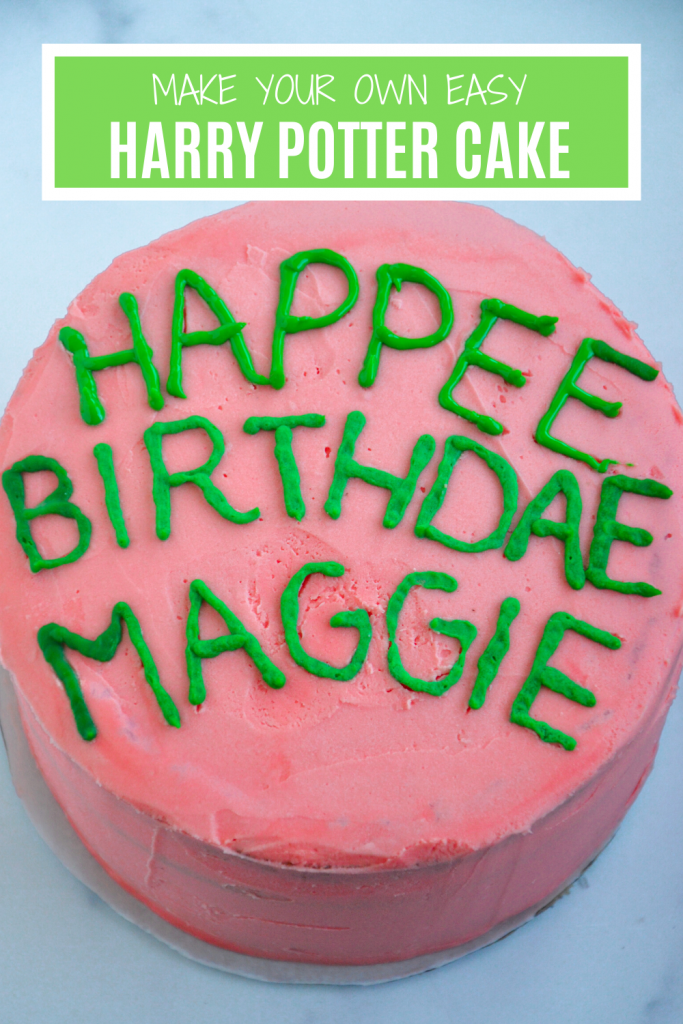 Harry Potter Birthday Cake - Veggie World Recipes-happymobile.vn