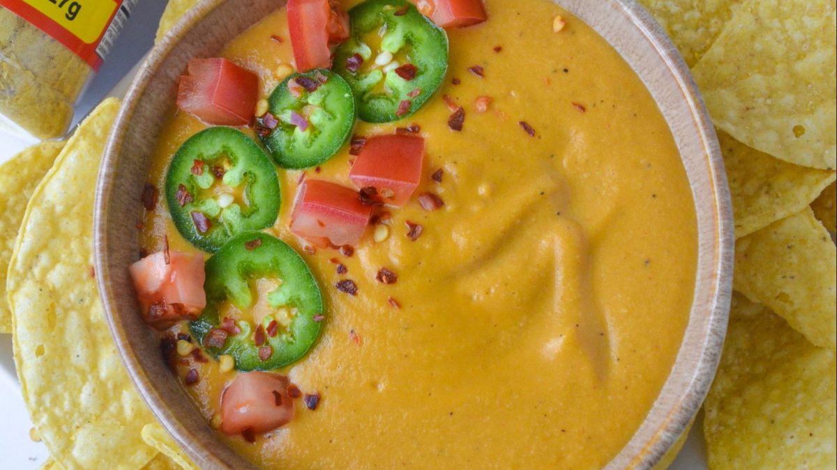 Vegan Queso Dip with Bragg Nutritional Yeast