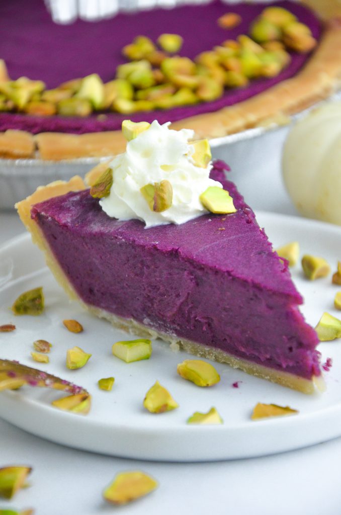purple sweet potato pie