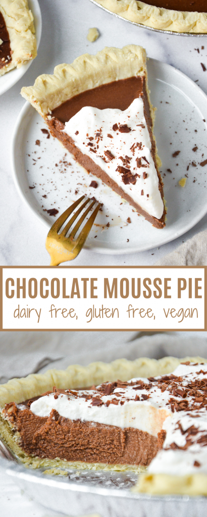 pin of chocolate mousse pie