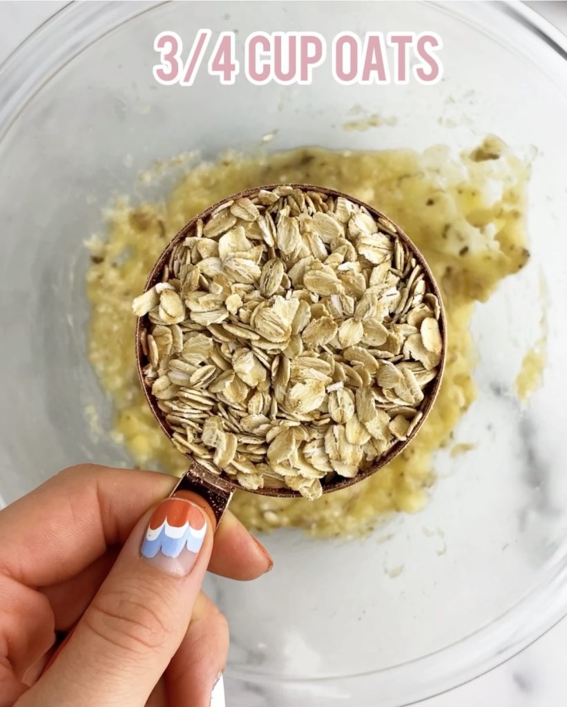 oats in a measuring cup