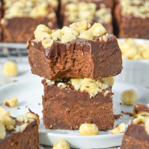 brownies with a bite into them