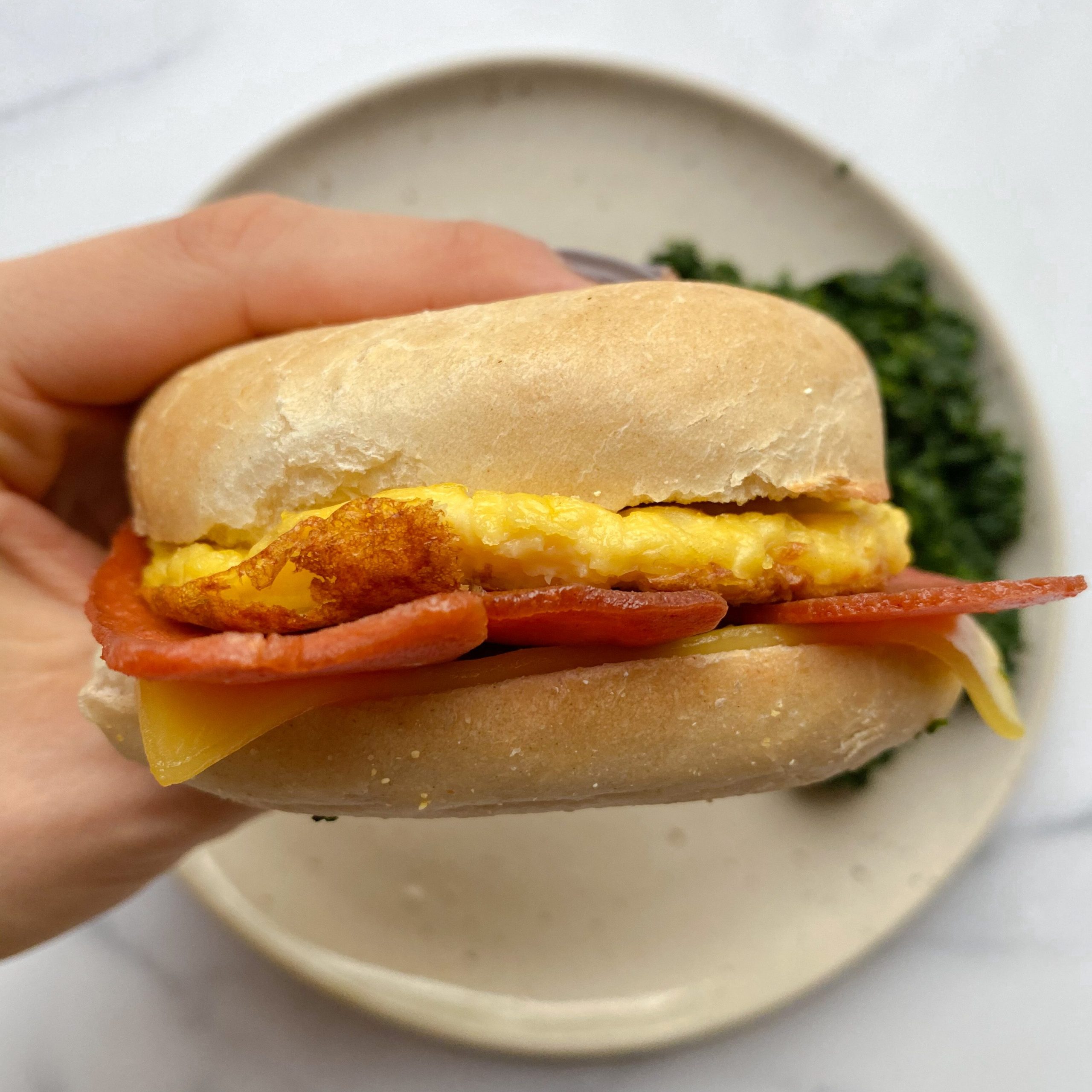vegan breakfast sandwich
