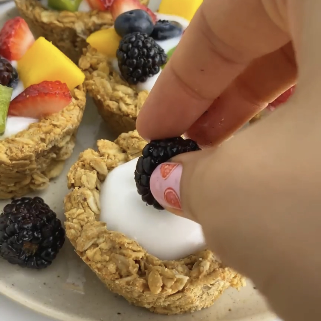 Granola Cups Veggie World Recipes