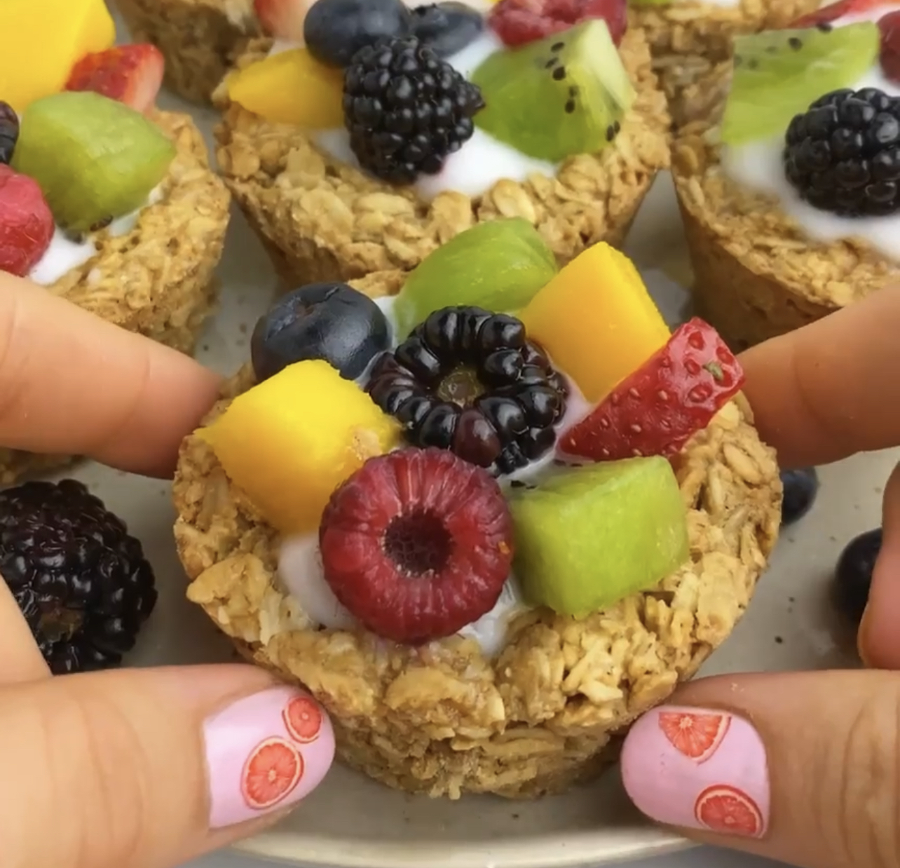 Granola Cups Veggie World Recipes