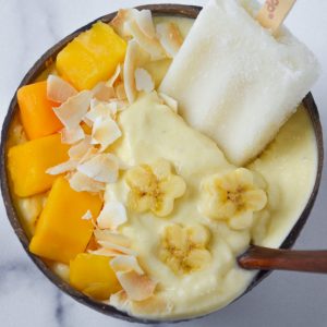 pina colada smoothie bowl