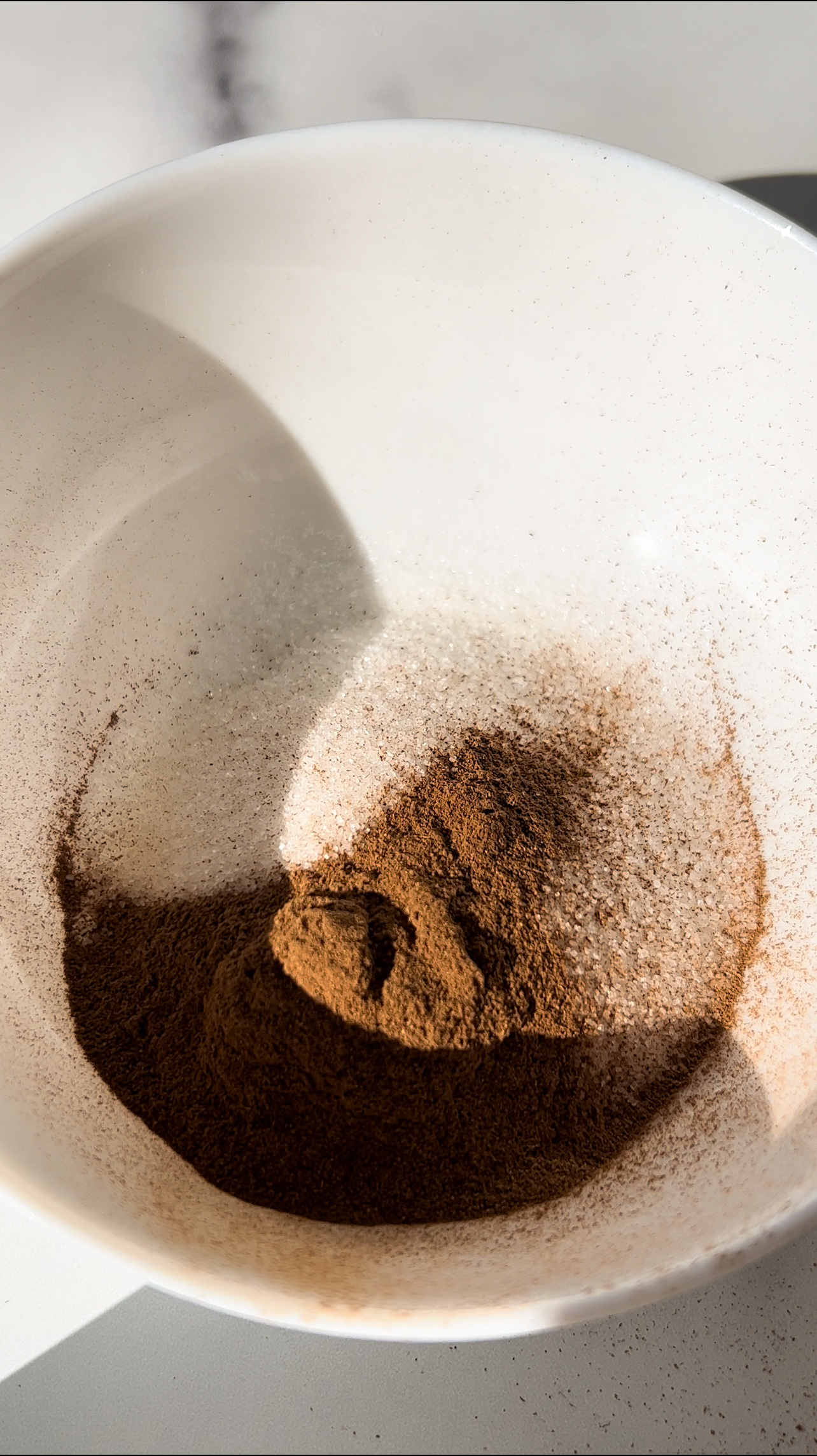 cinnamon and sugar in a bowl