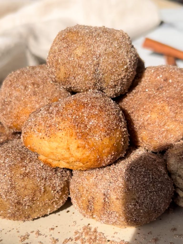 Vegan Donut Hole Recipe (Gluten Free, Air Fried, Cinnamon Sugar)