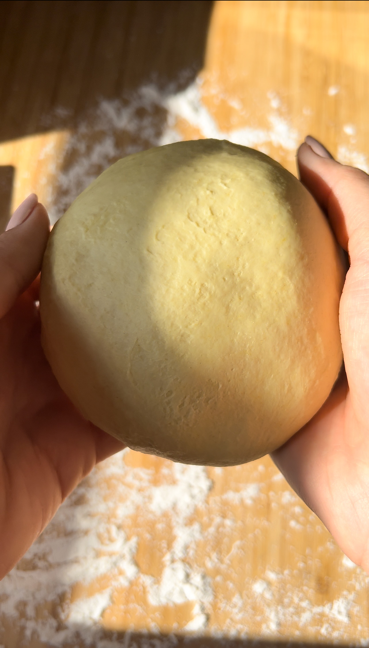 closeup of vegan ravioli dough