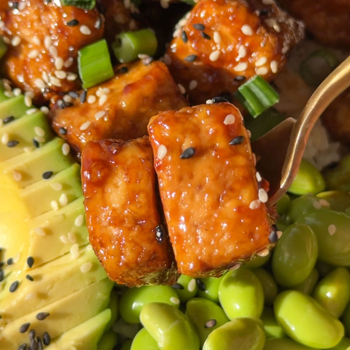 Crispy Sticky Tofu - Veggie World Recipes